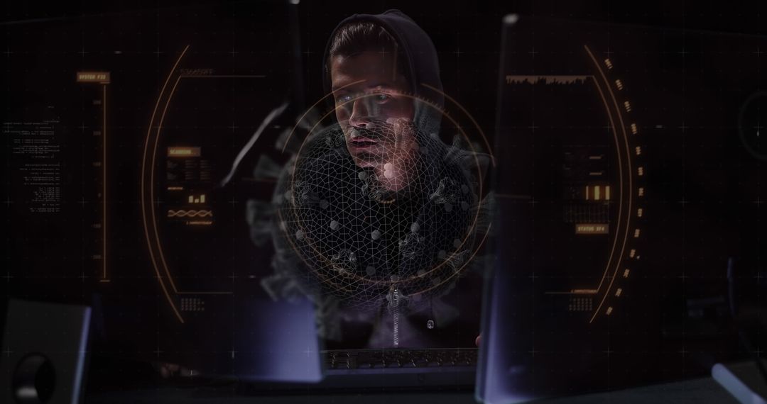 Security analyst reviewing AI risk dashboard